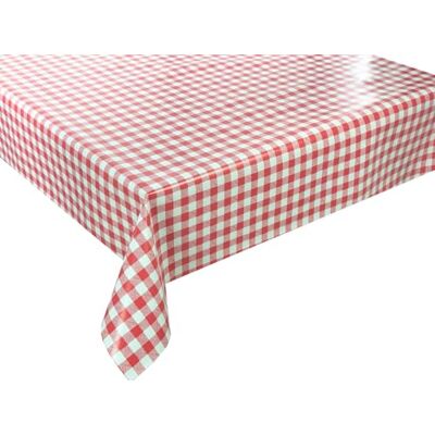 Euromat Wachstücher Tischdecke Wachstuch Gartentischdecke wasserdichte Abwaschbar Kariert Rot 01345-01 180x140 cm Euromat Wachstücher Tischdecke Wachstuch Gartentischdecke wasserdichte Abwaschbar Kariert Rot 01345-01 180x140 cm