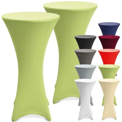 Beautissu 2er Set Stretch Stehtisch Hussen rutschfest mit Verstärkung 80cm Grün waschbar bügelfrei für Stehtische Tischhusse Tischdecke Stehtischhussen Fußbereich Stehtischhusse elastisch Stella Beautissu 2er Set Stretch Stehtisch Hussen rutschfest mit Verstärkung 80cm Grün waschbar bügelfrei für Stehtische Tischhusse Tischdecke Stehtischhussen Fußbereich Stehtischhusse elastisch Stella