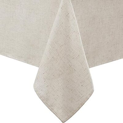Laura Ashley Dothan Luxuriöse Tischdecke aus Leinenmischung für formelle Abendessen, Urlaub, Hochzeit oder Party, 152,4 x 213,4 cm, Taupe Laura Ashley Dothan Luxuriöse Tischdecke aus Leinenmischung für formelle Abendessen, Urlaub, Hochzeit oder Party, 152,4 x 213,4 cm, Taupe