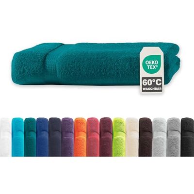 Müskaan ® Handtuch Petrol, 100% Baumwolle, 100x150cm, 500g/m² – Öko-Tex, Frottee Badehandtuch Baumwolle, Duschtuch 100x150cm, Großes Handtuch Blau für Bad, 60°C waschbar, Frotteetücher Müskaan ® Handtuch Petrol, 100% Baumwolle, 100x150cm, 500g/m² – Öko-Tex, Frottee Badehandtuch Baumwolle, Duschtuch 100x150cm, Großes Handtuch Blau für Bad, 60°C waschbar, Frotteetücher