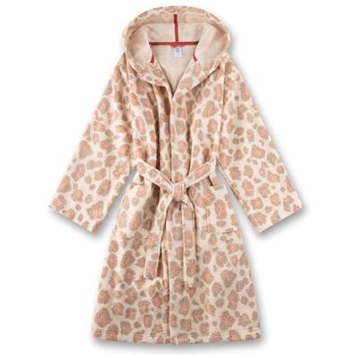Sanetta Mädchen-Bademantel orange Leo-Print Hochwertiger und kuscheliger Bademantel aus Baumwolle. Sanetta Mädchen-Bademantel orange Leo-Print Hochwertiger und kuscheliger Bademantel aus Baumwolle.
