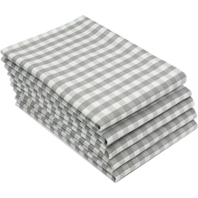 ZOLLNER 5er Set Geschirrtücher Baumwolle in 50x70 cm saugstarke Küchentücher in grau kariert waschbar bis 60°C – Gastronomiequalität Oeko Tex® Zertifiziert ZOLLNER 5er Set Geschirrtücher Baumwolle in 50x70 cm saugstarke Küchentücher in grau kariert waschbar bis 60°C – Gastronomiequalität Oeko Tex® Zertifiziert