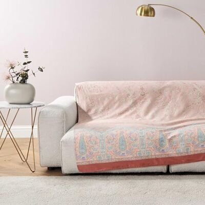 Bassetti Granfoulard Sofaüberwurf aus Baumwolle, Sofaüberwurf, Mehrzweckdecke, Picknickdecke, Vorhang, Tischdecke (180 x 270 cm, Indian Roses Beige 41) Bassetti Granfoulard Sofaüberwurf aus Baumwolle, Sofaüberwurf, Mehrzweckdecke, Picknickdecke, Vorhang, Tischdecke (180 x 270 cm, Indian Roses Beige 41)