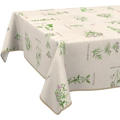 ANRO Tischdecke aus Stoff Textil abwaschbar Tischwäsche Tischtuch Baumwolle Polyester Aromatic Bio 100x140cm In-/Outdoor Tischdecke ANRO Tischdecke aus Stoff Textil abwaschbar Tischwäsche Tischtuch Baumwolle Polyester Aromatic Bio 100x140cm In-/Outdoor Tischdecke