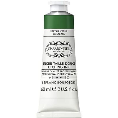 Lefranc Bourgeois Charbonnel Kupferdruckfarben, hochpigmentierte Tiefdruckfarbe, ausgezeichnete Lichtechtheit, Vegan, lebendige Farben, alterungsbeständig, 60ml Tube Saftgrün Lefranc Bourgeois Charbonnel Kupferdruckfarben, hochpigmentierte Tiefdruckfarbe, ausgezeichnete Lichtechtheit, Vegan, lebendige Farben, alterungsbeständig, 60ml Tube Saftgrün