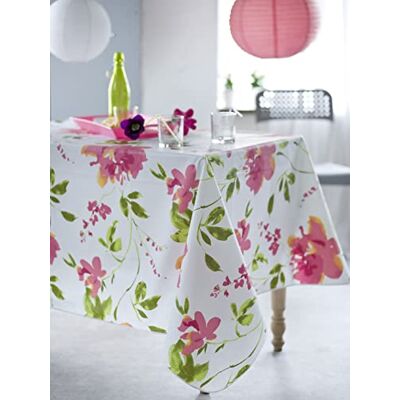 CALITEX AJACCIO Tischdecke, Wachstuch, rund, 140 x 140 cm, Rosa CALITEX AJACCIO Tischdecke, Wachstuch, rund, 140 x 140 cm, Rosa