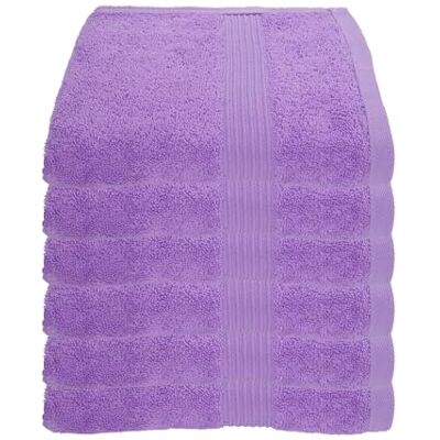 Julie Julsen 6er Pack Handtuch 23 Farben erhältlich weich und saugstark 500gsm Öko Tex 50 x 100 cm Lavendel Julie Julsen 6er Pack Handtuch 23 Farben erhältlich weich und saugstark 500gsm Öko Tex 50 x 100 cm Lavendel