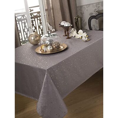 CALITEX Evita Tischdecke, Polyester, Grau, 150 x 250 cm CALITEX Evita Tischdecke, Polyester, Grau, 150 x 250 cm