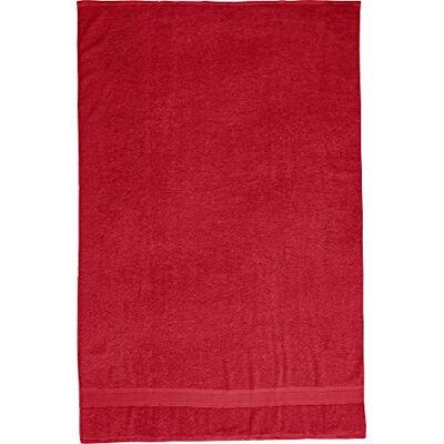 REDBEST Badetuch Chicago rot Größe 100x150 cm saugstark, strapazierfähig, ideal für Reisen, Sport (weitere Farben) REDBEST Badetuch Chicago rot Größe 100x150 cm saugstark, strapazierfähig, ideal für Reisen, Sport (weitere Farben)