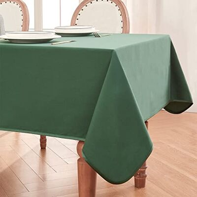 Falcon Tischdecke in Forstgrün 140 x 240 cm, schmutzabweisend, mit Satin-Optik Rechteckig, wasserabweisend,bügelfrei, waschbar, Restaurant, Küche, Party, Dekorativ, Weihnachten, Neujahr, Café, Garten Falcon Tischdecke in Forstgrün 140 x 240 cm, schmutzabweisend, mit Satin-Optik Rechteckig, wasserabweisend,bügelfrei, waschbar, Restaurant, Küche, Party, Dekorativ, Weihnachten, Neujahr, Café, Garten