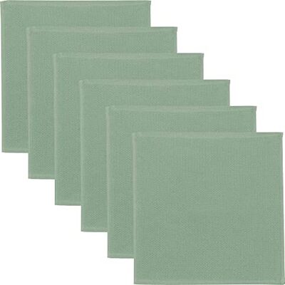 Erwin Müller Reinigungstuch, Putztuch, Putzlappen, Spültuch 6er-Pack jade Größe 25x25 cm 100% Baumwolle, zum Spülen oder Staubwischen, robust und langlebig, mit Frottierseite Erwin Müller Reinigungstuch, Putztuch, Putzlappen, Spültuch 6er-Pack jade Größe 25x25 cm 100% Baumwolle, zum Spülen oder Staubwischen, robust und langlebig, mit Frottierseite