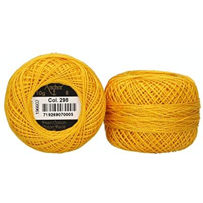 Anchor Perlgarn 8, 4591008-00298, Farbe:sonnengelb, Stickgarne Anchor Perlgarn 8, 4591008-00298, Farbe:sonnengelb, Stickgarne
