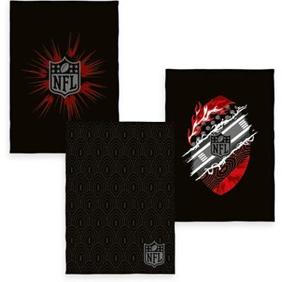 Herding Geschirrtuch 3er-Set NFL, ca. 50 x 70 cm, Football-Design, Geschirrtücher, 100% Baumwolle Herding Geschirrtuch 3er-Set NFL, ca. 50 x 70 cm, Football-Design, Geschirrtücher, 100% Baumwolle