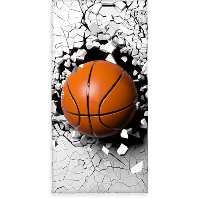 Herding Young Collection Badetuch, Basketball 3D Effekt, 75 x 150 cm, 100% Baumwolle/Velours, Mehrfarbig Herding Young Collection Badetuch, Basketball 3D Effekt, 75 x 150 cm, 100% Baumwolle/Velours, Mehrfarbig