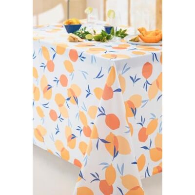 CALITEX Tischdecke aus pflegeleichtem Ciria-Stoff. CALITEX Tischdecke aus pflegeleichtem Ciria-Stoff.