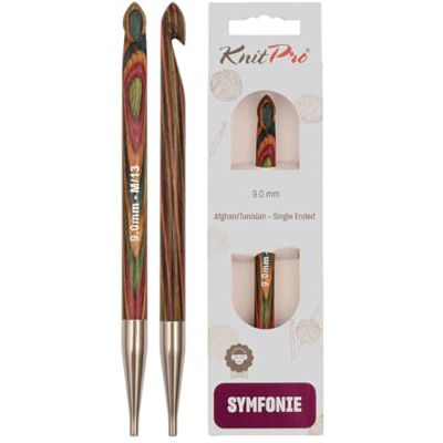 KnitPro Symfonie Afghanische/Tunesische Häkelnadeln 9mm KnitPro Symfonie Afghanische/Tunesische Häkelnadeln 9mm