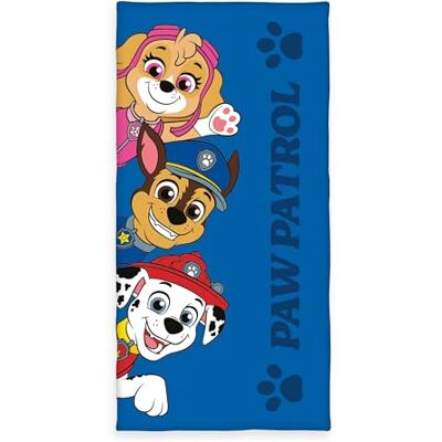 Herding Paw Patrol Badetuch, ca. 70x140 cm, 100% Baumwolle/Velours, Blau Herding Paw Patrol Badetuch, ca. 70x140 cm, 100% Baumwolle/Velours, Blau