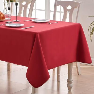 Falcon Zweiseitige Tischdecke in schwarz-rot 145 x 300 cm, mit Satin-Optik Falcon Zweiseitige Tischdecke in schwarz-rot 145 x 300 cm, mit Satin-Optik