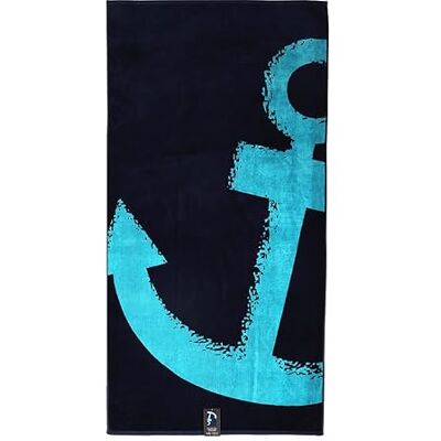 jilda-tex Strandtuch 90x180 cm Badetuch Strandlaken Handtuch 100% Baumwolle Velours Frottier Pflegeleicht (Nordic Blue) jilda-tex Strandtuch 90x180 cm Badetuch Strandlaken Handtuch 100% Baumwolle Velours Frottier Pflegeleicht (Nordic Blue)