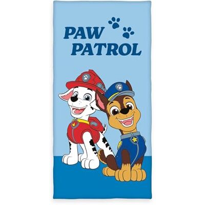 Herding Paw Patrol Badetuch, ca. 70x140 cm, 100% Baumwolle/Velours, Blau Herding Paw Patrol Badetuch, ca. 70x140 cm, 100% Baumwolle/Velours, Blau