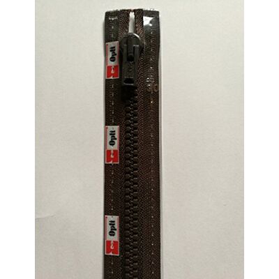 Opti P60-30-00881 Reißverschluss, 100Prozent Polyester, 00881 Braun, 30cm Opti P60-30-00881 Reißverschluss, 100Prozent Polyester, 00881 Braun, 30cm