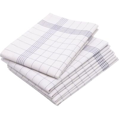 ZOLLNER 5er Set Geschirrtücher, 50x70 cm, Halbleinen, grau weiß ZOLLNER 5er Set Geschirrtücher, 50x70 cm, Halbleinen, grau weiß