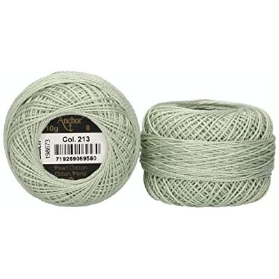 Anchor Perlgarn 8, 4591008-00213, Farbe:pastellgrün, Stickgarne Anchor Perlgarn 8, 4591008-00213, Farbe:pastellgrün, Stickgarne