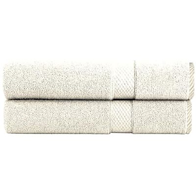 Egeria Diamant Duschtuch, 70 x 140 cm, weiches, hoch absorbierendes, schnell trocknendes Duschtuch, groß für den täglichen Gebrauch, 2er-Pack, Ivory Egeria Diamant Duschtuch, 70 x 140 cm, weiches, hoch absorbierendes, schnell trocknendes Duschtuch, groß für den täglichen Gebrauch, 2er-Pack, Ivory