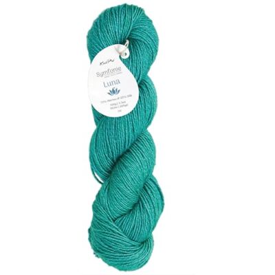 KnitPro Luna Symfonie Yarns von ca. 182 m/ 100 g Turquoise KnitPro Luna Symfonie Yarns von ca. 182 m/ 100 g Turquoise