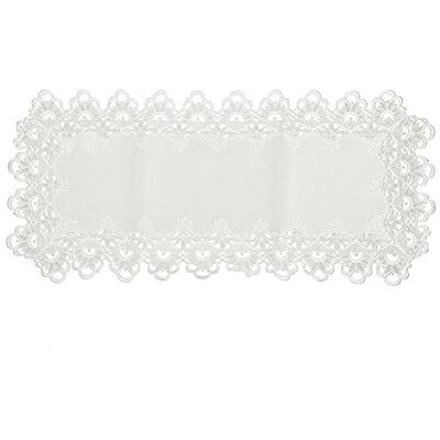 Emma Barclay Fancy Linen Lucinda Läufer, 40 x 91 cm, 100% Polyester, cremefarben Emma Barclay Fancy Linen Lucinda Läufer, 40 x 91 cm, 100% Polyester, cremefarben