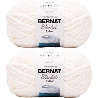 Bernat Decke Extra Deckengarn, Jumbo Gauge #7, 2er Pack (Vintage White) Bernat Decke Extra Deckengarn, Jumbo Gauge #7, 2er Pack (Vintage White)