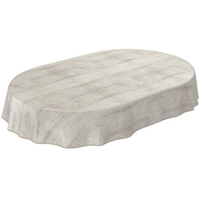 ANRO Abwaschbare Tischdecke Holz Braun – Oval mit Einfassung – Wachstuch mit Rand, pflegeleicht 180 x 140 cm (Oval) ANRO Abwaschbare Tischdecke Holz Braun – Oval mit Einfassung – Wachstuch mit Rand, pflegeleicht 180 x 140 cm (Oval)
