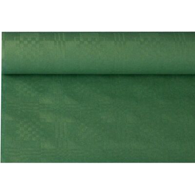 PAPSTAR Tischdecke dunkelgrün, Damastprägung 8x1,2m PAPSTAR Tischdecke dunkelgrün, Damastprägung 8x1,2m