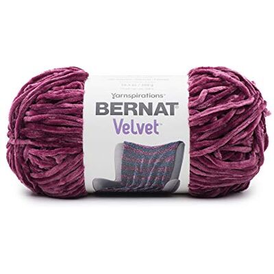 Bernat 16103232004 Velvet Samt, Polyester, Burgunderblau, 300g, 288 Meter Bernat 16103232004 Velvet Samt, Polyester, Burgunderblau, 300g, 288 Meter