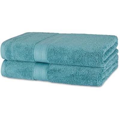 Amazon Badetuch aus Baumwolle, 2 Stück, 76 x 137 cm Amazon Badetuch aus Baumwolle, 2 Stück, 76 x 137 cm
