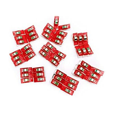Alfa Set mit 50 roten Nähklammern Alfa Set mit 50 roten Nähklammern