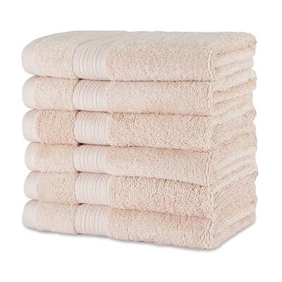 Amazon Händehandtuch aus Bio-Baumwolle, 6 Stück, 41 x 66 cm Amazon Händehandtuch aus Bio-Baumwolle, 6 Stück, 41 x 66 cm