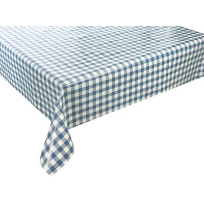 Euromat Wachstücher Tischdecke Wachstuch Gartentischdecke wasserdichte Abwaschbar Kariert Blau 01345-04 160x140 cm Euromat Wachstücher Tischdecke Wachstuch Gartentischdecke wasserdichte Abwaschbar Kariert Blau 01345-04 160x140 cm