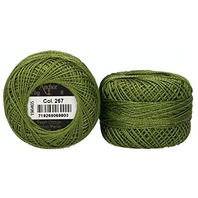 Anchor Perlgarn 8, 4591008-00267, Farbe:wachholder hell, Stickgarne Anchor Perlgarn 8, 4591008-00267, Farbe:wachholder hell, Stickgarne