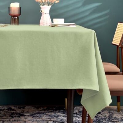 Falcon Tischdecke in Salbeigrün 140 x 240 cm, schmutzabweisend, mit Leinenlook Rechteckig, wasserabweisend,bügelfrei, waschbar, Restaurant, Küche, Party, Dekorativ, Weihnachten, Neujahr, Café, Garten Falcon Tischdecke in Salbeigrün 140 x 240 cm, schmutzabweisend, mit Leinenlook Rechteckig, wasserabweisend,bügelfrei, waschbar, Restaurant, Küche, Party, Dekorativ, Weihnachten, Neujahr, Café, Garten