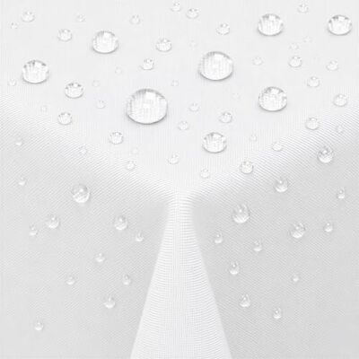 Melody Textil Tischdecke Leinen-Optik 140cm rund mit Fleck-Schutz Weiss *wasserabweisend* Farbe wählbar Melody Textil Tischdecke Leinen-Optik 140cm rund mit Fleck-Schutz Weiss *wasserabweisend* Farbe wählbar
