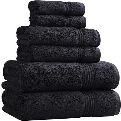 Superior Handtuch-Set, ägyptische Baumwolle, 6-teilig, Badezimmer-Essentials, Handtücher für Badezimmer, Wohnung, Airbnb, Gästebad, Gesicht, Hand, Badetücher, Waschlappen, saugfähig, schnell Superior Handtuch-Set, ägyptische Baumwolle, 6-teilig, Badezimmer-Essentials, Handtücher für Badezimmer, Wohnung, Airbnb, Gästebad, Gesicht, Hand, Badetücher, Waschlappen, saugfähig, schnell