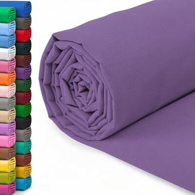 A-Express 100% Baumwollstoff 150 cm (60 Zoll) Breit – Uni Baumwoll stoff Meterware Ideal für Patchwork, Nähen, Vorhang, Futter, Bettwäsche, Schneiderei, Kissenbezüge Violett 0.5 Meter A-Express 100% Baumwollstoff 150 cm (60 Zoll) Breit – Uni Baumwoll stoff Meterware Ideal für Patchwork, Nähen, Vorhang, Futter, Bettwäsche, Schneiderei, Kissenbezüge Violett 0.5 Meter