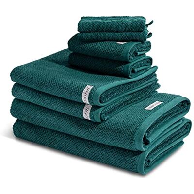Ross 8 teiliges Frottier-Set Selection (2 X Wasch- 2 X Gäste- 2 X Dusch- 2 X Handtuch im Set) 540 g/m2 Baumwolle Frottee saugstark weich und flauschig Moosgrün Ross 8 teiliges Frottier-Set Selection (2 X Wasch- 2 X Gäste- 2 X Dusch- 2 X Handtuch im Set) 540 g/m2 Baumwolle Frottee saugstark weich und flauschig Moosgrün