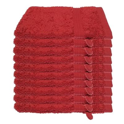 Julie Julsen 10er Pack Waschlappen 29 Farben erhältlich weich und saugstark 500gsm Öko Tex Bordeaux 15 x 21 cm B-Ware Julie Julsen 10er Pack Waschlappen 29 Farben erhältlich weich und saugstark 500gsm Öko Tex Bordeaux 15 x 21 cm B-Ware
