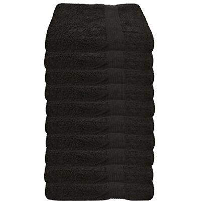 Julie Julsen 10er Pack Gästetuch 29 Farben erhältlich weich und saugstark 500gsm Öko Tex Schwarz 30 x 50 cm B-Ware Julie Julsen 10er Pack Gästetuch 29 Farben erhältlich weich und saugstark 500gsm Öko Tex Schwarz 30 x 50 cm B-Ware