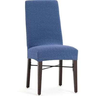 ECOMMERC3 2 x Stuhlhussen aus sehr elastischem Stoff, blau, bielastisch, atmungsaktiv und anpassbar an Verschiedene Modelle, Schutz vor Abnutzung im Alltag ECOMMERC3 2 x Stuhlhussen aus sehr elastischem Stoff, blau, bielastisch, atmungsaktiv und anpassbar an Verschiedene Modelle, Schutz vor Abnutzung im Alltag
