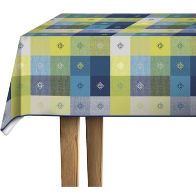 d-c-fix Wachstuchtischdecke Victor blau 1,5 m x 2,50 m Tischtuch im Vintage-Stil für den Küchen-, Ess- oder Gartentisch – lebensmittelecht, abwaschbar & wasserdicht d-c-fix Wachstuchtischdecke Victor blau 1,5 m x 2,50 m Tischtuch im Vintage-Stil für den Küchen-, Ess- oder Gartentisch – lebensmittelecht, abwaschbar & wasserdicht