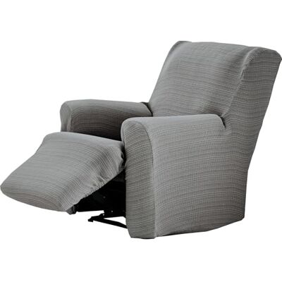 ECOMMERC3 Elastischer Sesselbezug aus Jacquard, grau, einteilig, atmungsaktiv und verschleißfest, einfach anzubringen und zu entfernen ECOMMERC3 Elastischer Sesselbezug aus Jacquard, grau, einteilig, atmungsaktiv und verschleißfest, einfach anzubringen und zu entfernen