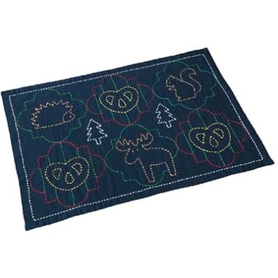 Olympus Thread Sashiko Stickpackung Tischset Nordic Designs Plätzchen Stoff bedruckt Olympus Thread Sashiko Stickpackung Tischset Nordic Designs Plätzchen Stoff bedruckt